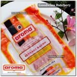 Aroma Bali frozen pork BACON STREAKY steak cuts 1cm 3/8" (price/pack 4pcs 550g)